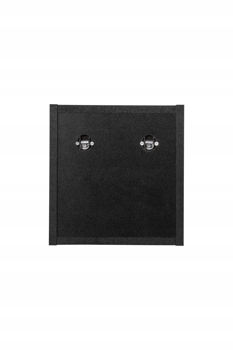 Szafka Łazienkowa kostka wisząca NOVA BLACK 28x25 cm czarna Kwadrat otwarta do łazienki  1 Full Screen