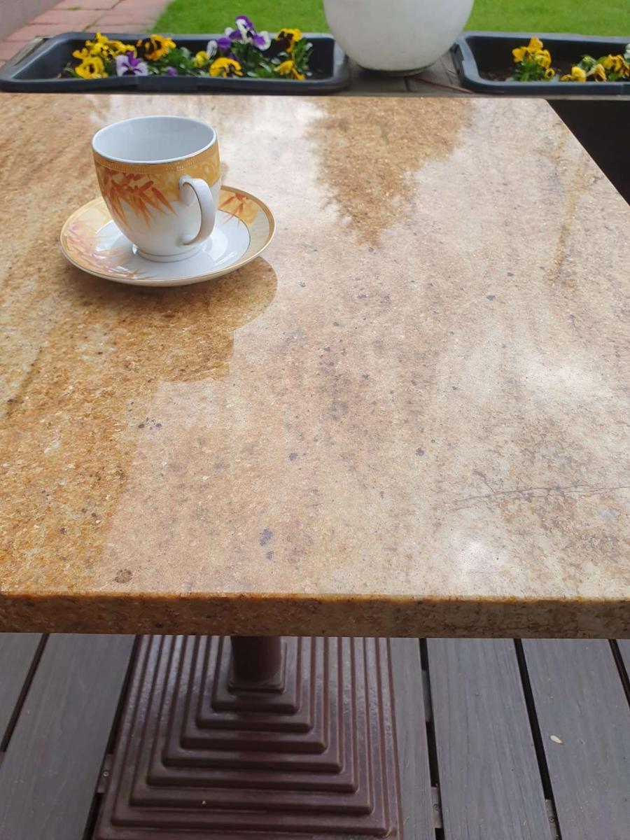 Stolik barowy MARMUROWY stół kawowy kawiarniany marmur 1 Full Screen