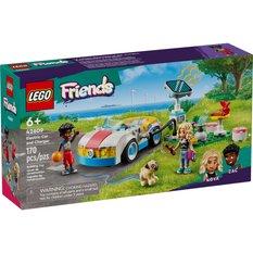 Zestaw klocków lego friends samochód elektryczny I stacja ładująca 42609 dla dziecka