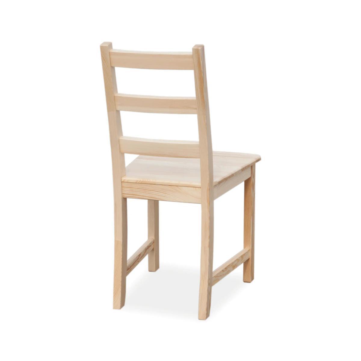 Krzesło drewniane SWC-120 49x87x62 cm do kuchni jadalni sosna naturalna  1 Full Screen