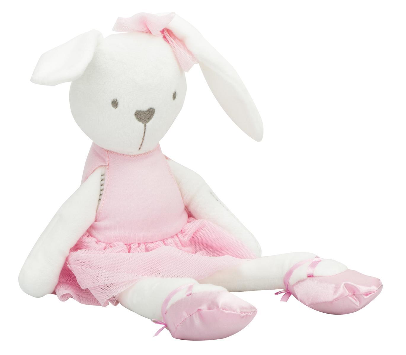 Maskotka pluszowa królik w różowej sukience 42cm nr. 1