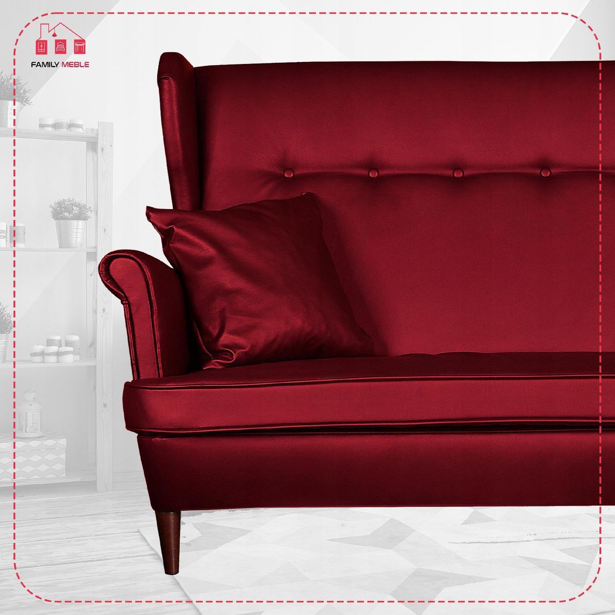 Zestaw wypoczynkowy eko skóra sofa + 2 fotele 2 Full Screen
