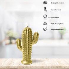 Świeca Cactus Classic Gold Big - Miniaturka zdjęcia nr 3