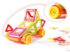 Kolorowe klocki magnetyczne dla małych dzieci MAGICAL MAGNET MINI 38szt 3+ 35,2x22x4,7 cm  - Miniaturka zdjęcia nr 6