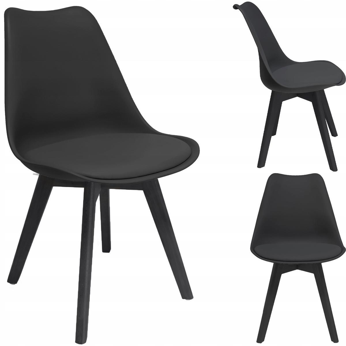 Krzesło OSCAR czarne do jadalni lub salonu  nr. 2