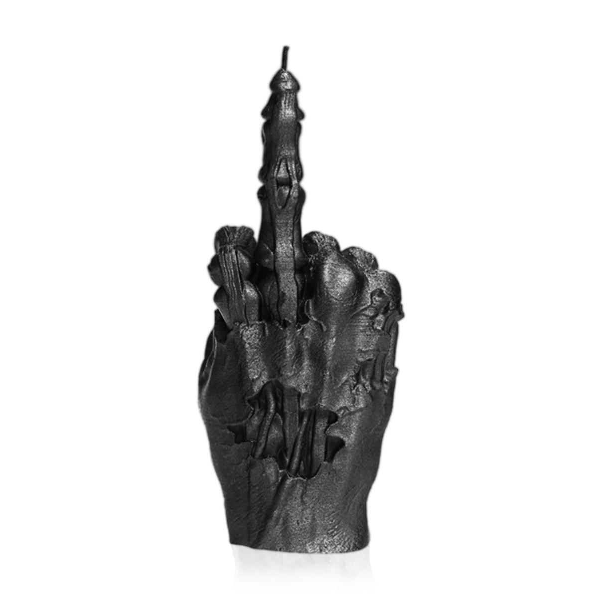 Świeca Zombie Hand FCK Black Metallic nr. 3