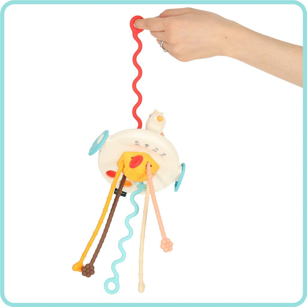 Zabawka sensoryczna gryzak Montessori dla niemowląt łabędź 4 Full Screen