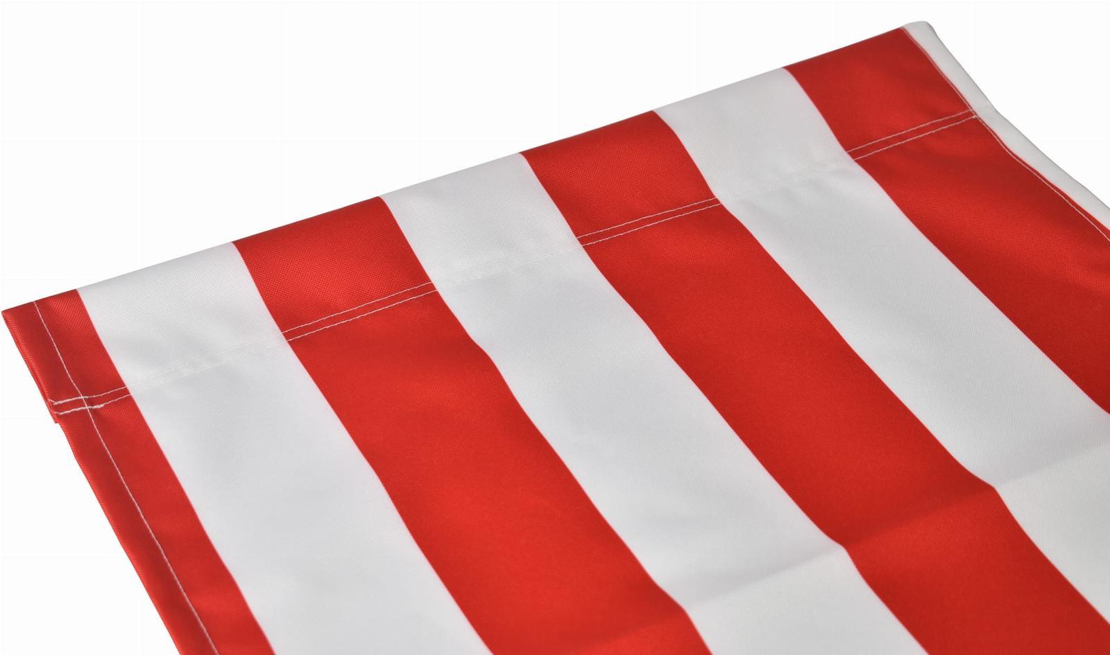 Tkanina leżakowa 45x120 cm materiał na leżak pasy biało-czerwone 0 Full Screen