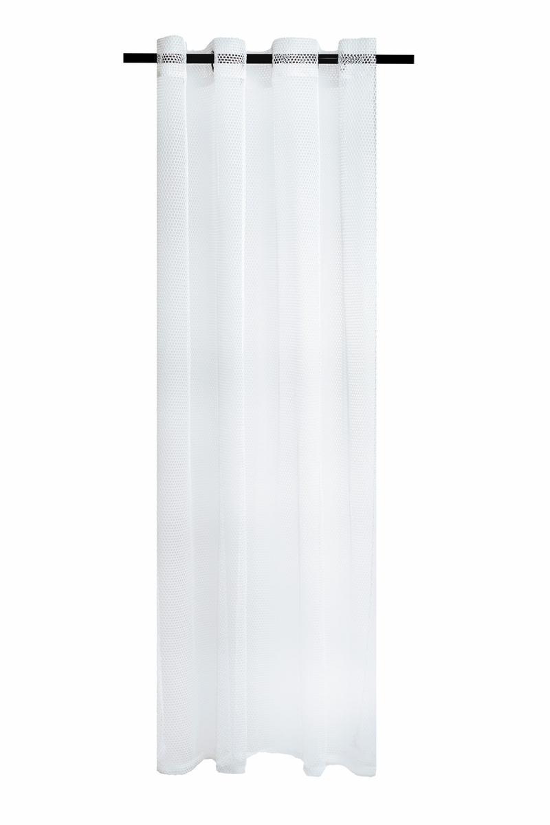 Firana ELIE 150x265 cm biała na przelotkach  nr. 2
