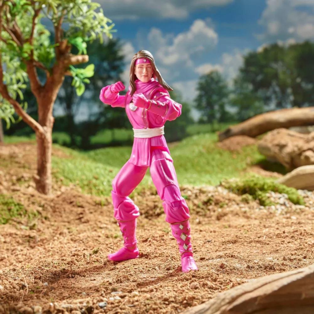 Figurka POWER RANGERS różowy ranger mighty morphin ninja dla dziecka  8 Full Screen