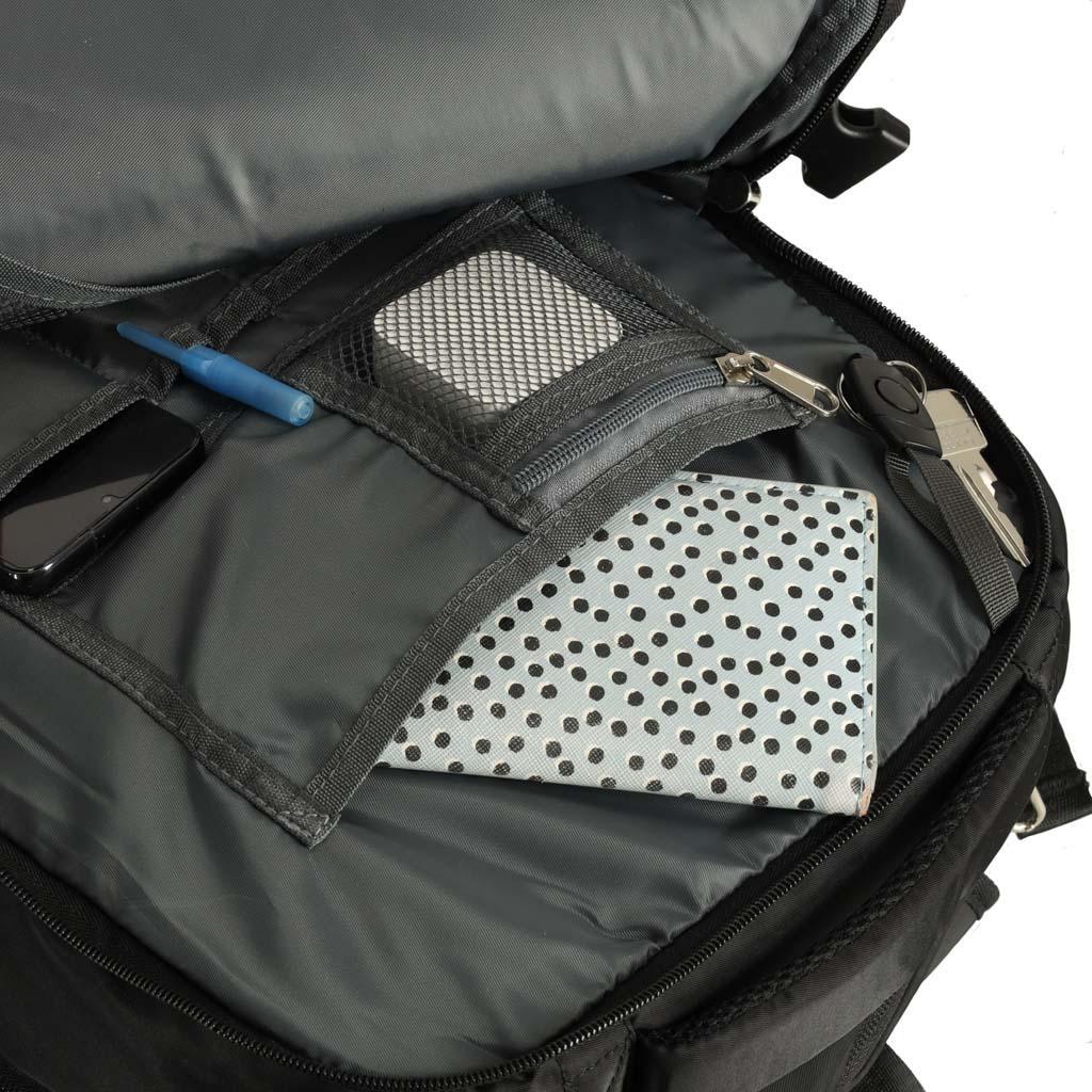 Plecak podróżny na laptopa do samolotu 30 x 45 x 27 cm kabel USB wodoodporny nr. 8