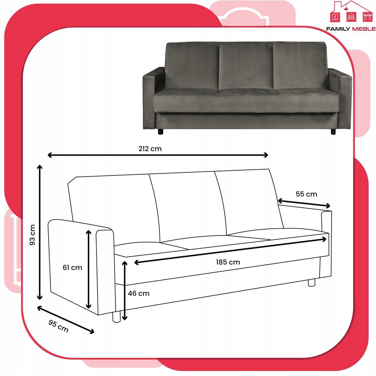 Wersalka sofa kanapa rozkładana Alicja FamilyMeble 8 Full Screen