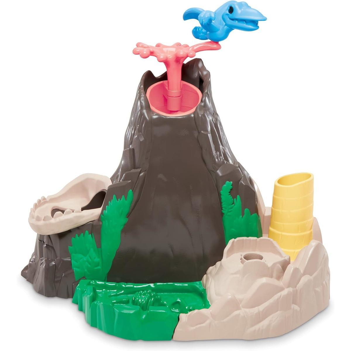 Play-Doh Dino Crew Slime Hydro Glitz duży zestaw wyspa dinozaurów i lawy nr. 3
