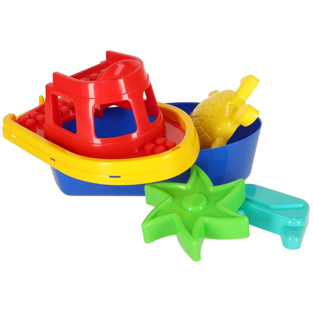 DIPLO Statek z foremkami zabawkami x3 do piasku dla dzieci 25x15x14,7cm nr. 3