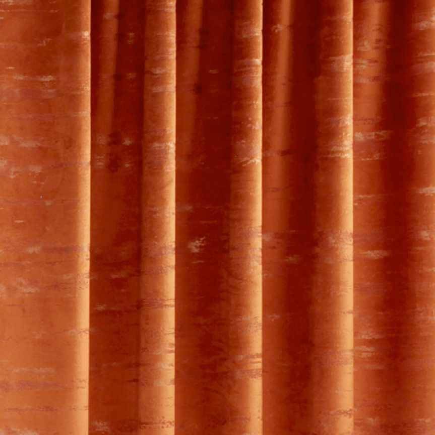 Zasłona ANDREAN 135x280 cm pomarańczowa welwetowa na taśmie  nr. 3