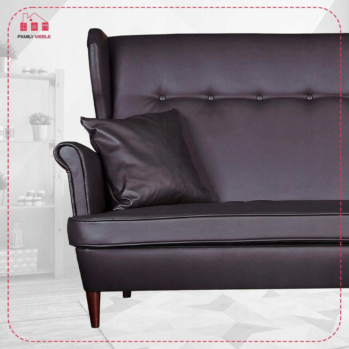 Zestaw wypoczynkowy eko skóra sofa + 2F+2P 2 Full Screen