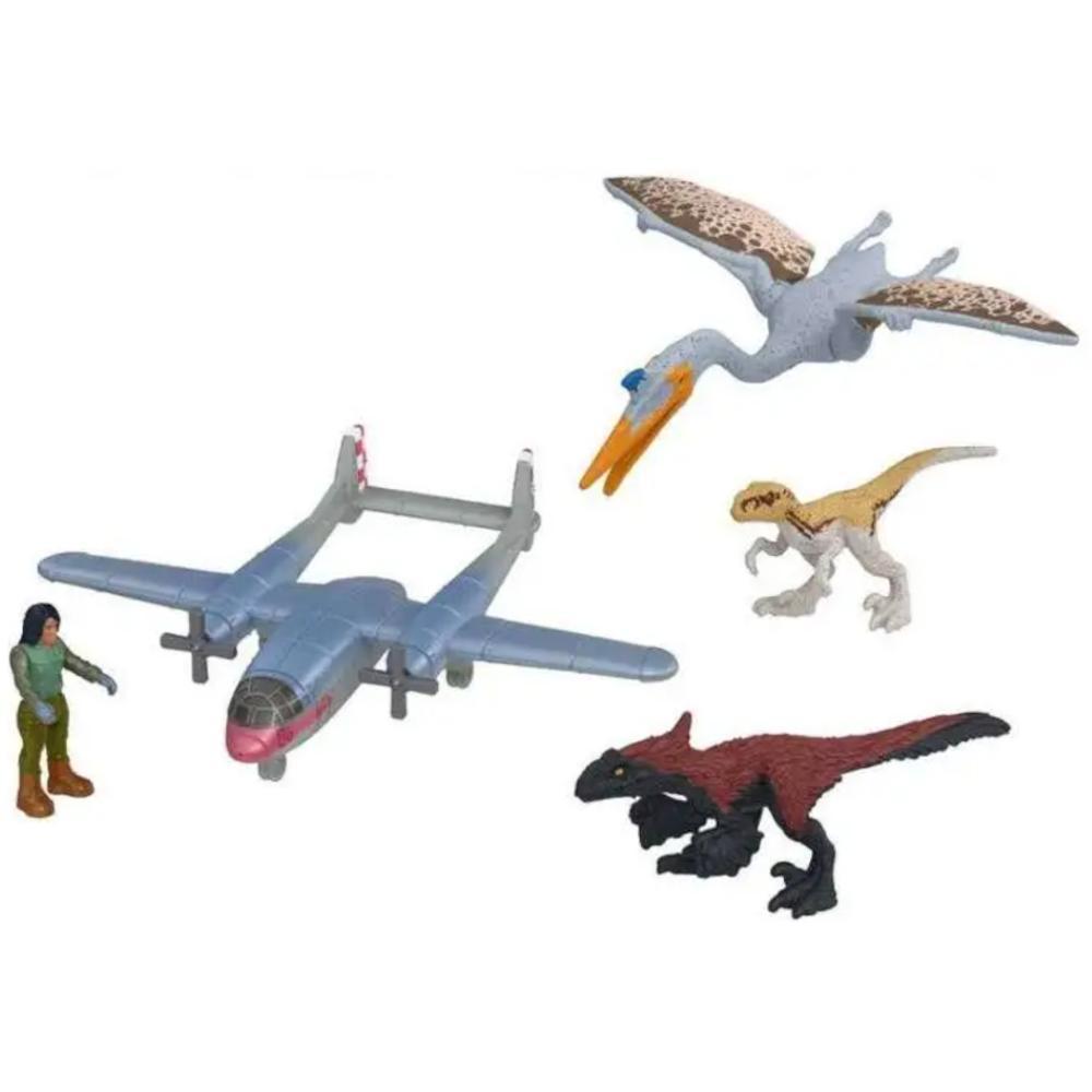 Jurassic world dominion park jurajski minis flight or fight 5-pak dla dziecka  nr. 3