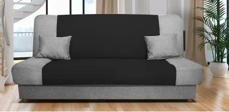 Nowoczesna kanapa sofa wersalka czarna szara rozkładana schowek na pościel do salonu  nr. 1