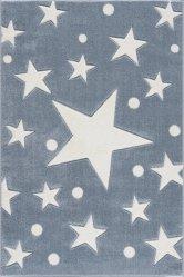Dywan dziecięcy Estrella Blue 100x160 cm do pokoju dziecięcego niebieski w gwiazdy - Miniaturka zdjęcia nr 3
