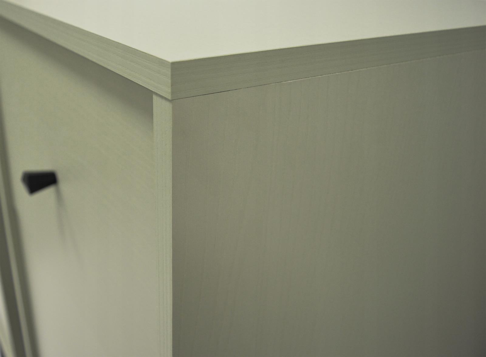 Komoda AVILA 158 cm metalowe nogi drzwi półki do pokoju salonu zielony nr. 4