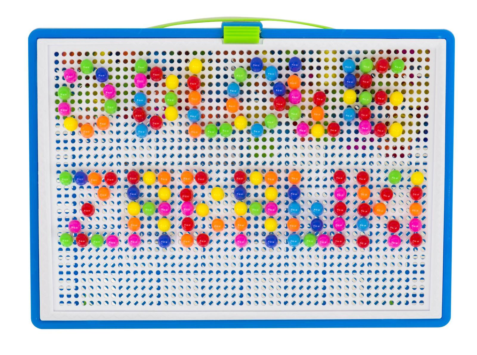 Puzzle pinezki grzybki układanka obrazkowa 296 sztuk dla dzieci kolorowe 28,5x3,5x21 cm 5 Full Screen