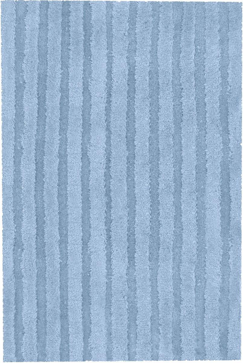 Dywanik łazienkowy niebieski 60x100 cm Kleine Wolke Cord do łazienki nr. 1