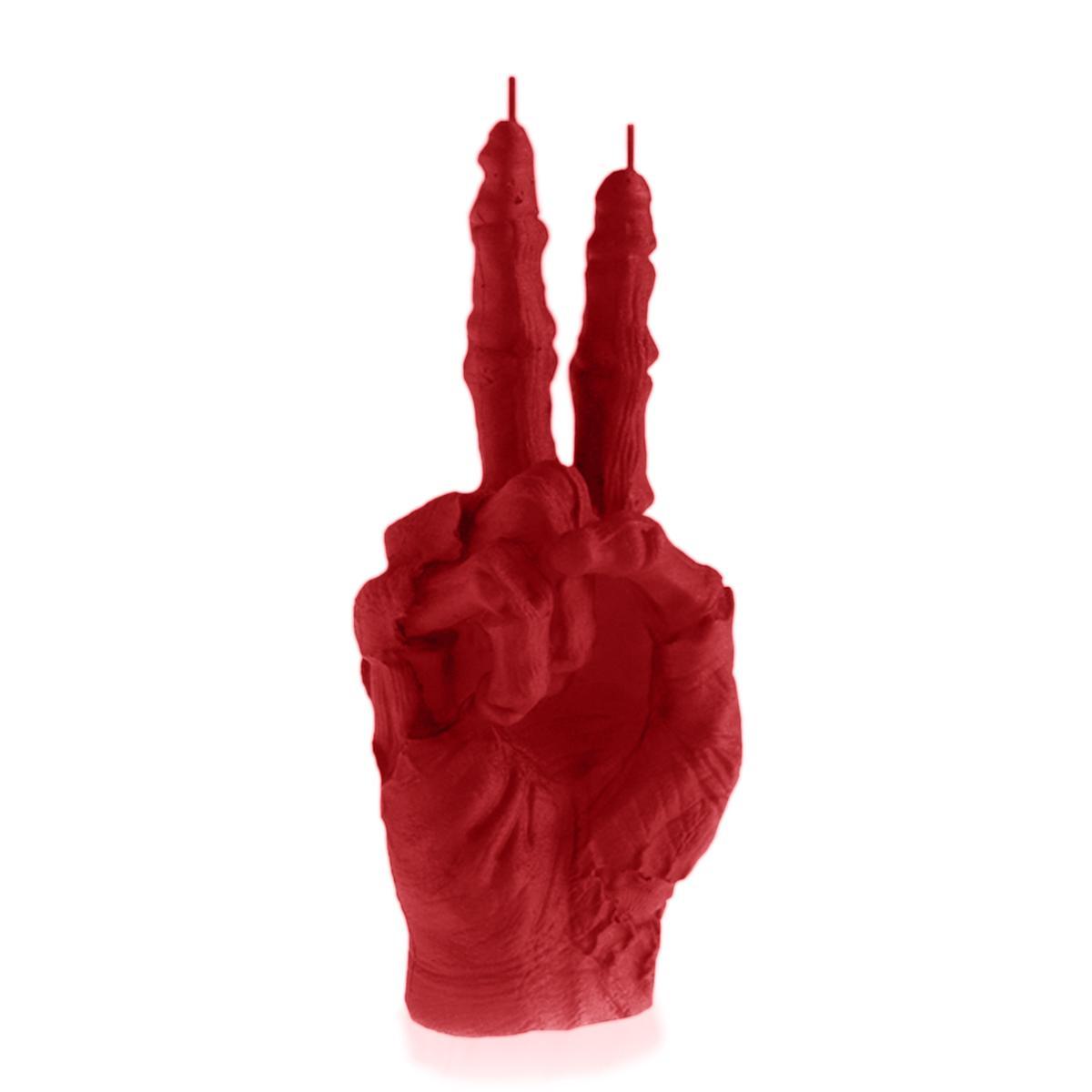 Świeca Zombie Hand PEACE Red nr. 1