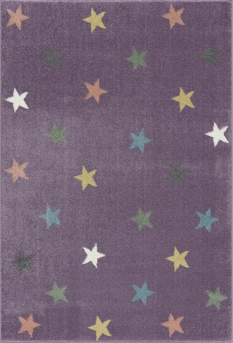 Dywan dziecięcy Violet Stars 100x160 cm do pokoju dziecięcego fioletowy w gwiazdki nr. 2