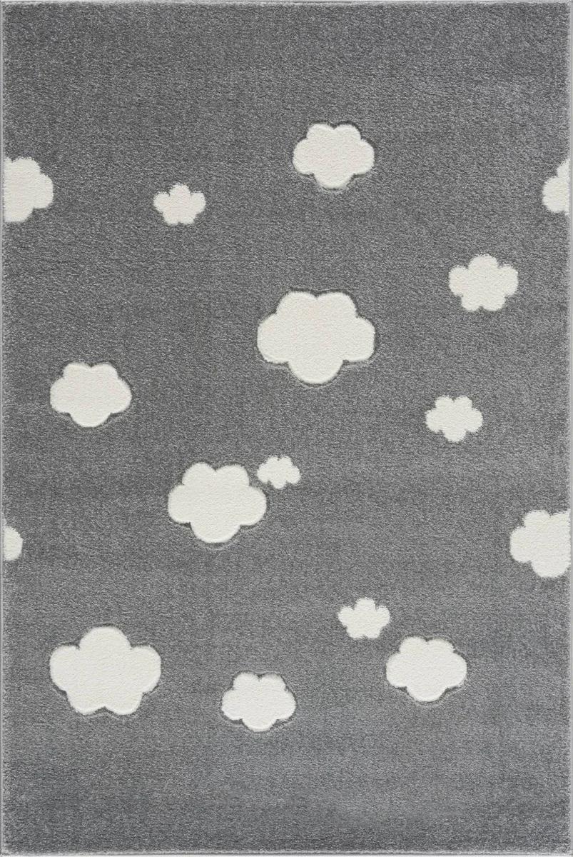 Dywan dziecięcy Grey Cloud 120x180 cm do pokoju dziecięcego szary w chmurki nr. 2