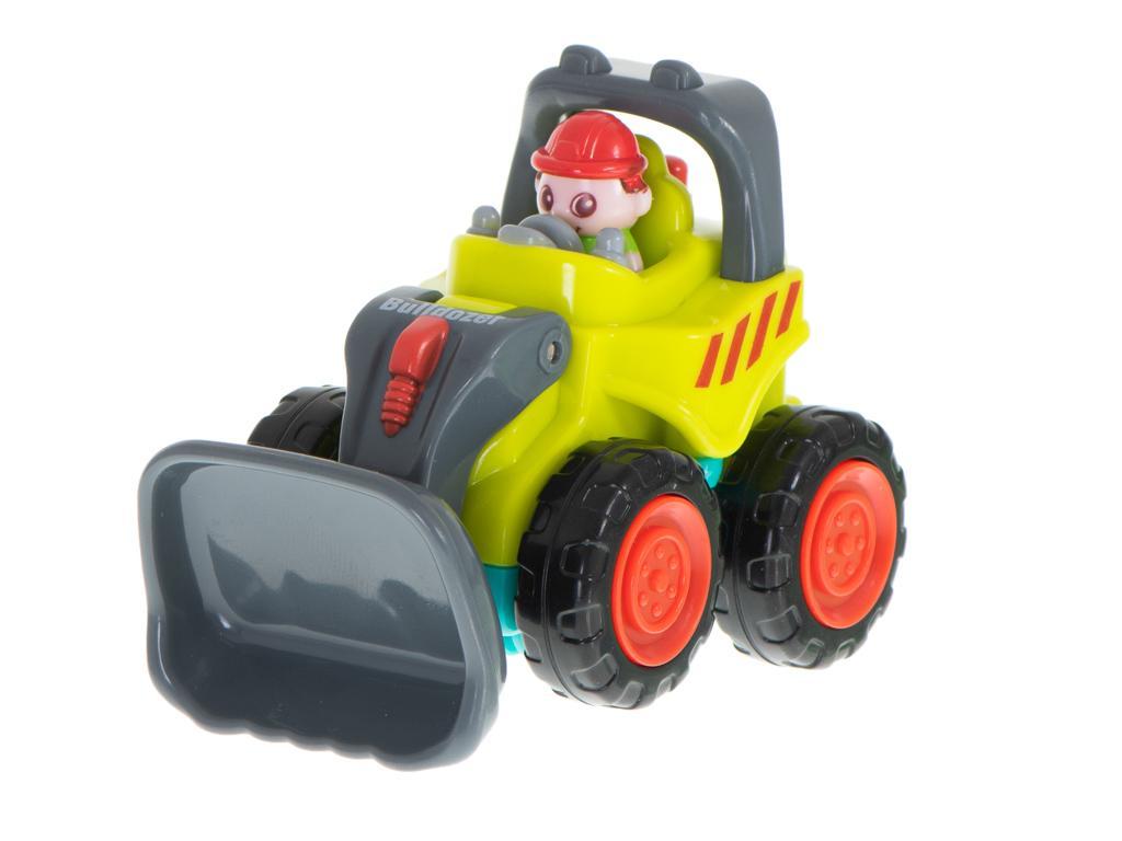 Samochód dla dzieci auto budowlane zabawka dla dwulatka buldożer spychacz HOLA nr. 4