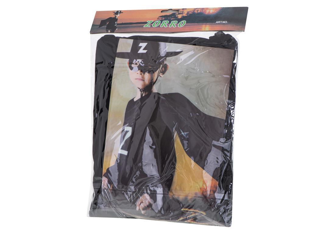 Kostium strój karnawałowy przebranie Zorro rozmiar S 95-110cm nr. 6