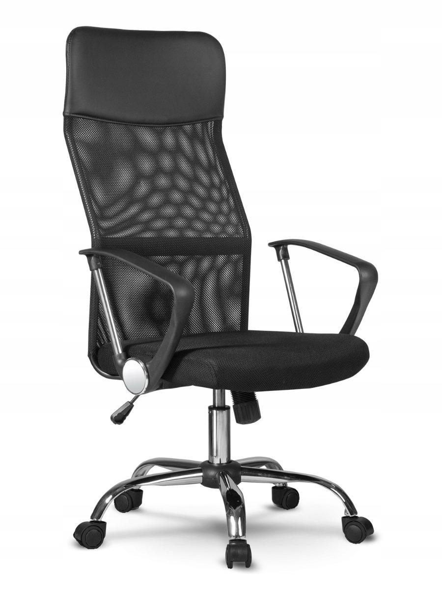 Fotel obrotowy Nemo 61x99x50 cm czarne krzesło do biura  nr. 1