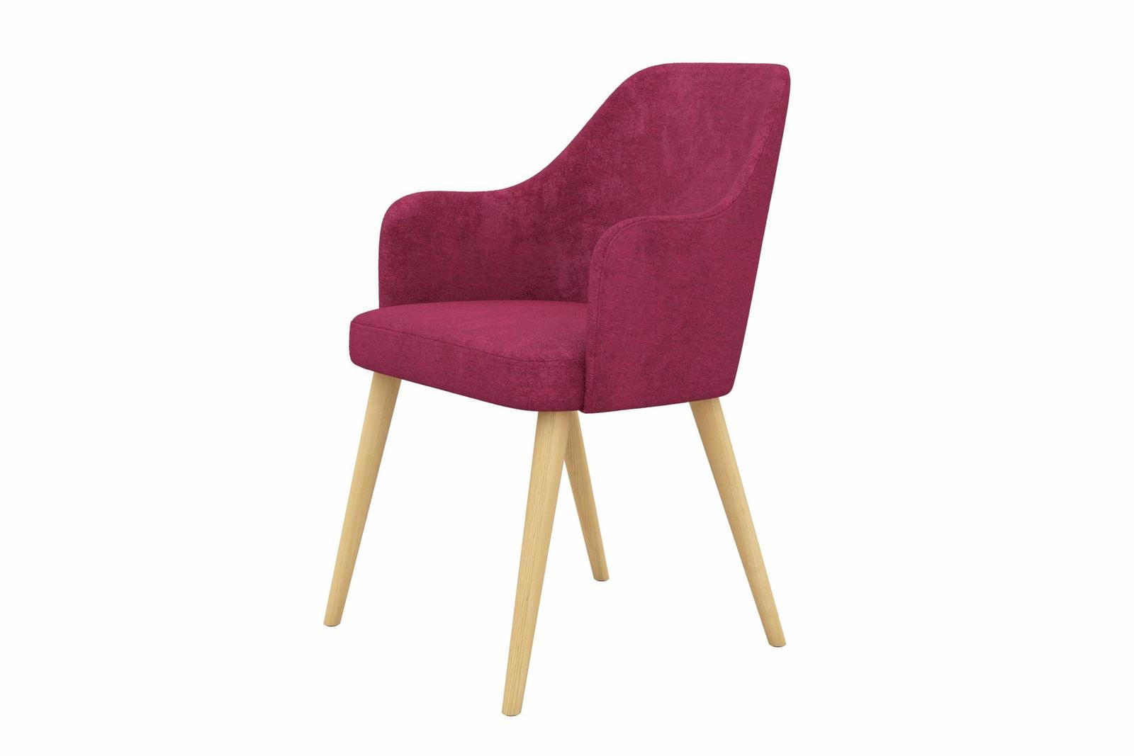 Krzesło tapicerowane KR-9 53x83x49 cm DELUXE Lillipop 25 do jadalni różowy nr. 2