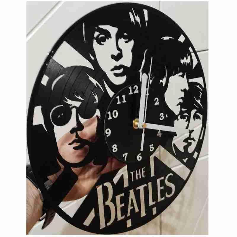 Zegar ścienny z płyty winylowej 30 cm The Beatles nr. 1