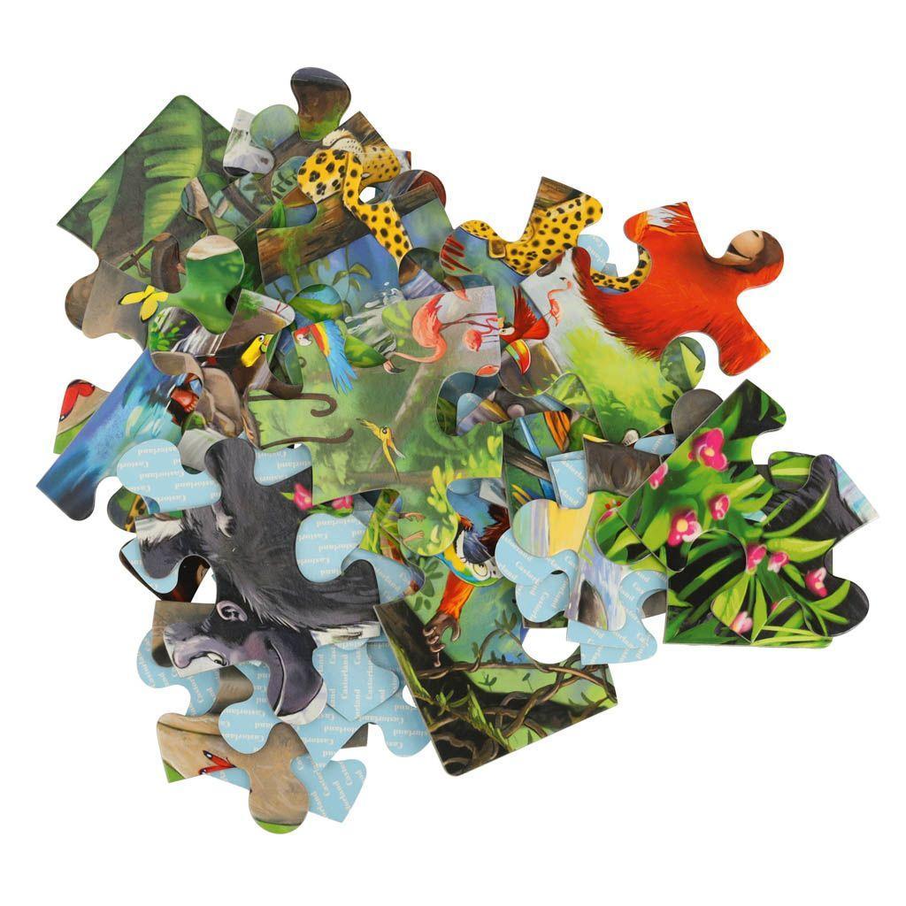CASTORLAND Puzzle 40 układanka elementów Maxi Jungle Animals - Zwierzęta z Dżungli 4+ nr. 6