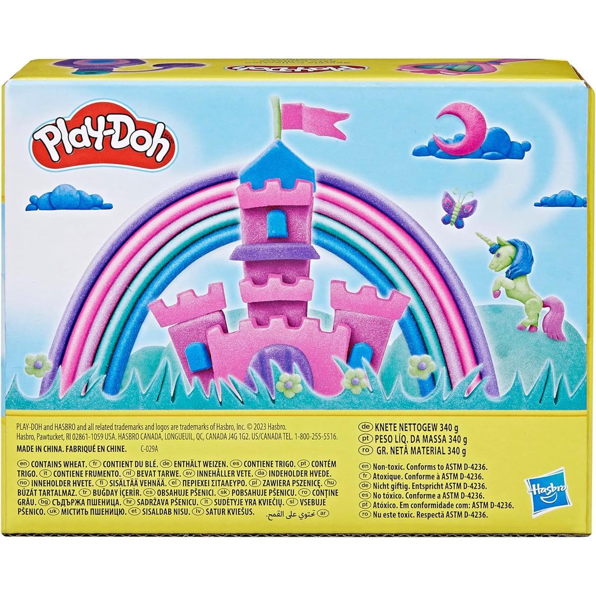 Play-Doh Sparkle błyszcząca ciastolina zestaw kolorowych tub 6-pak F9932 nr. 4