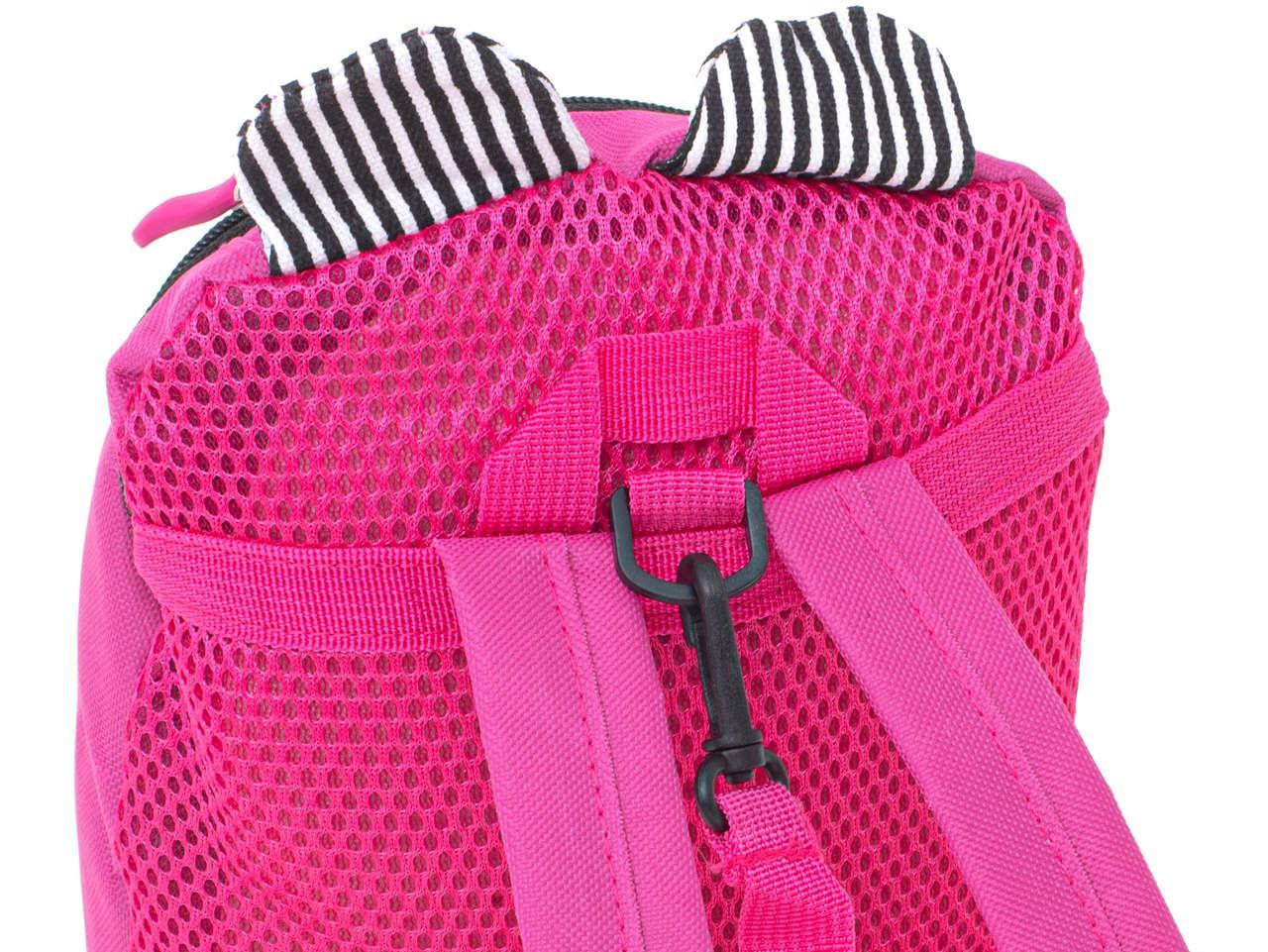 Plecak dla przedszkolaka dziecięcy plecaczek miś różowy 27x21x11cm  nr. 5