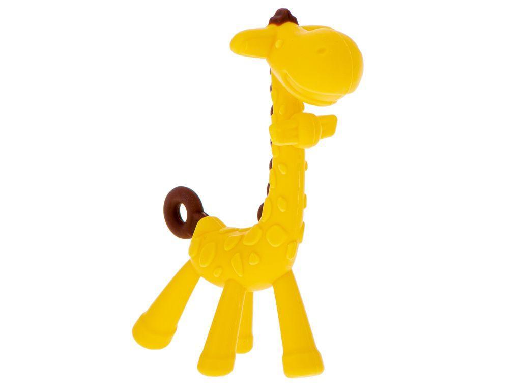Gryzak silikonowy na ząbkowanie żółta żyrafa nr. 2