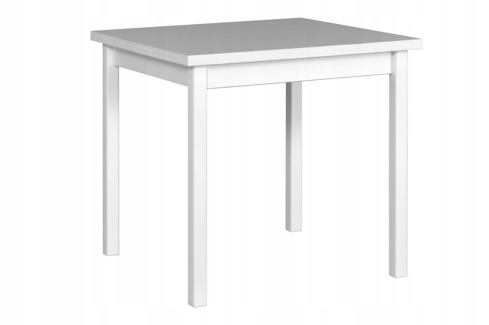 Stół MAX M-9 80x78x80 cm do kuchni jadalni drewno bukowe laminat białe 0 Full Screen