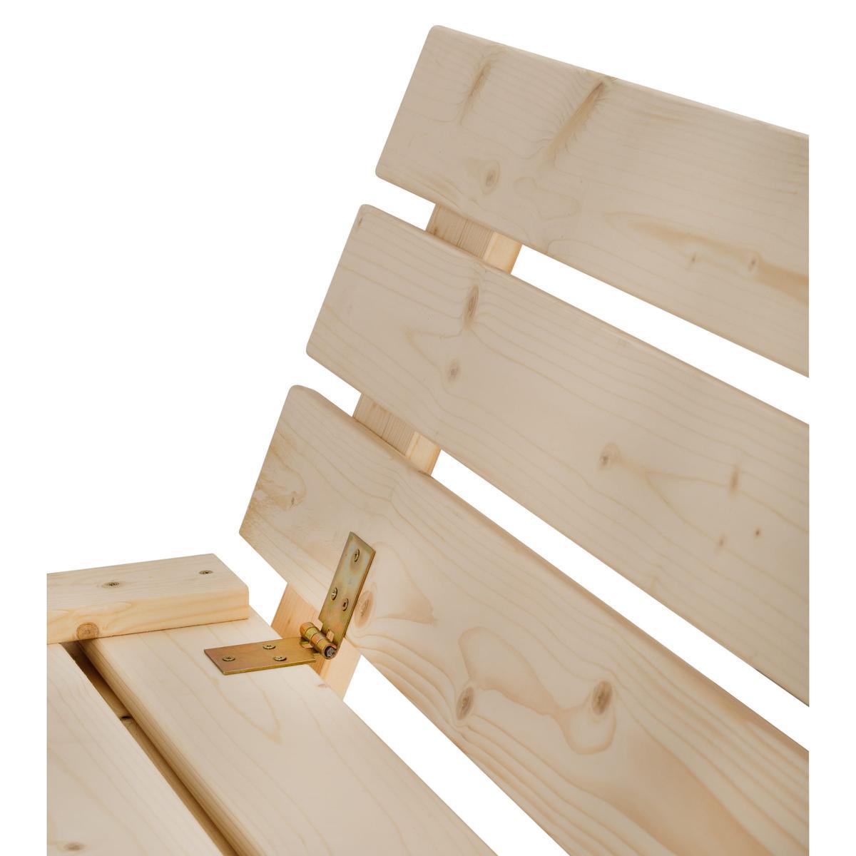 Piaskownica 150x20x150 cm składana z ławeczkami drewniana impregnowana do ogrodu dla dzieci  nr. 7
