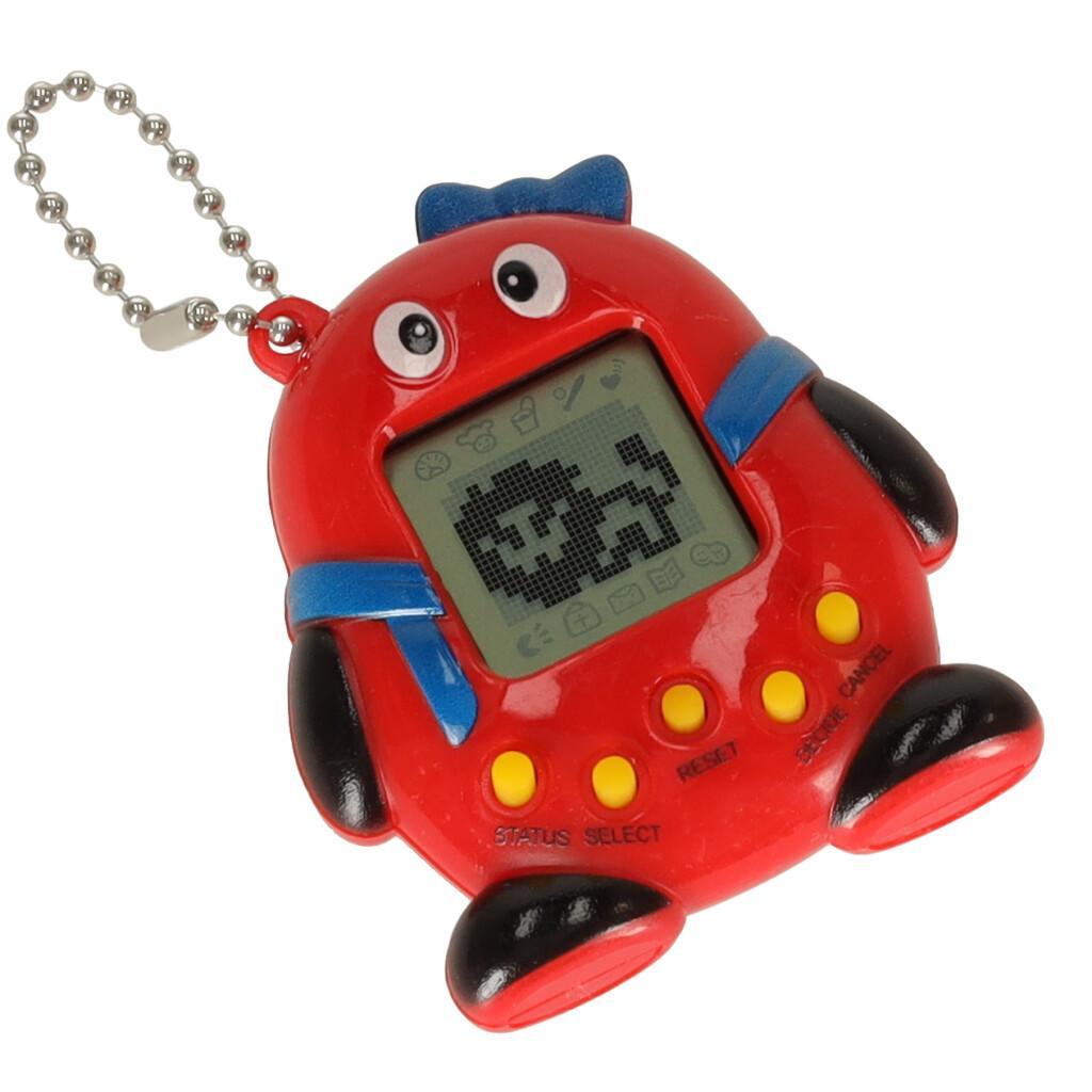 Zabawka Tamagotchi elektroniczna gra zwierzątko czerwone 4 Full Screen
