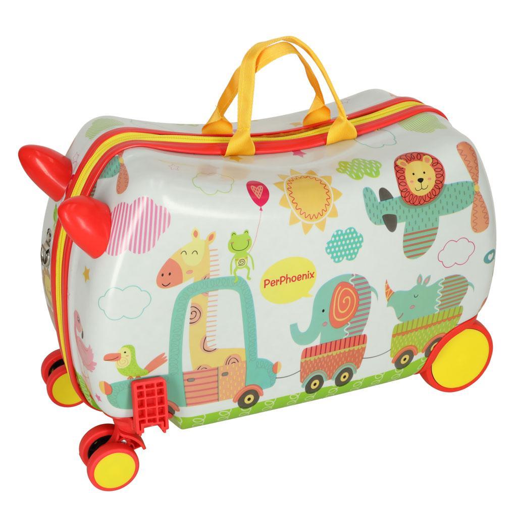 Walizka podróżna dla dzieci bagaż podręczny na kółkach ZOO nr. 2