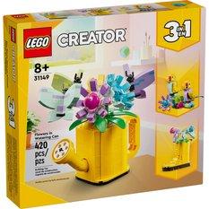 Lego Creator oryginalny duży zestaw klocków 3w1 kwiaty w konewce 31149