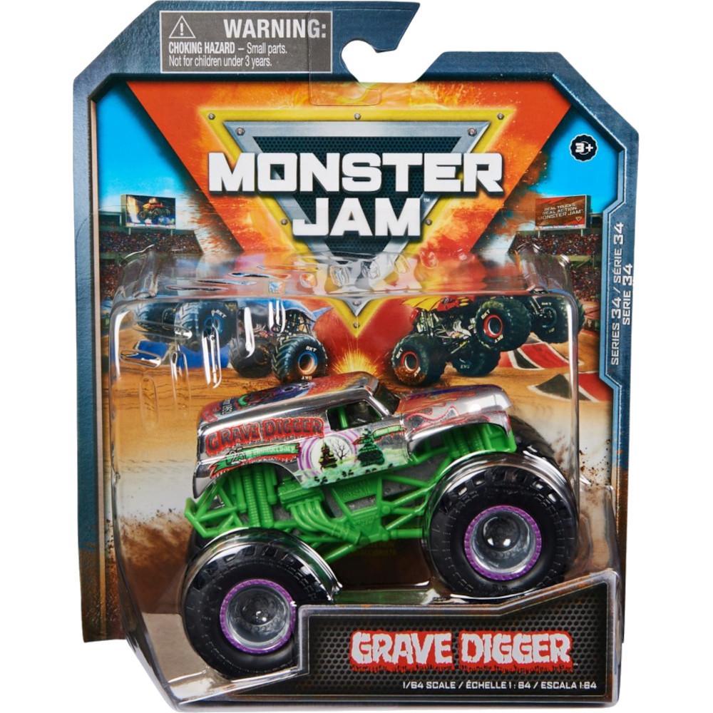Monster Jam truck auto terenowe Spin Master seria 34 Grave Digger 1:64 nr. 1