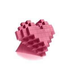 Świeca Heart Pixel Pink - Miniaturka zdjęcia nr 1