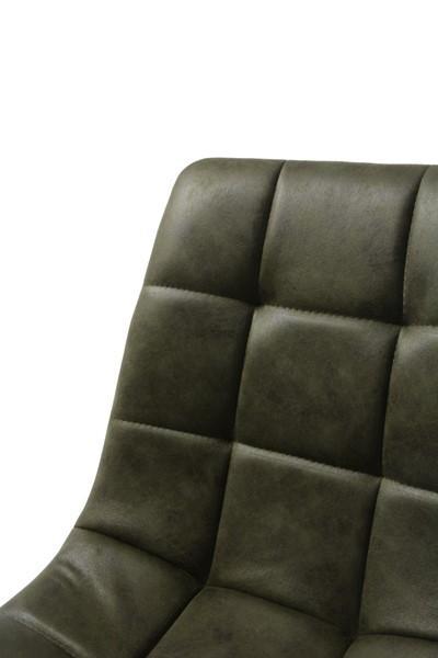 Zestaw krzeseł DEVER TAUPE 43x88x55 cm krzesło do jadalni salonu zielony czarne nogi nr. 3