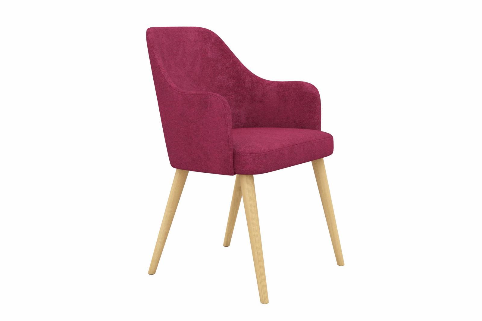 Krzesło tapicerowane KR-9 53x83x49 cm DELUXE Lillipop 25 do jadalni różowy nr. 3