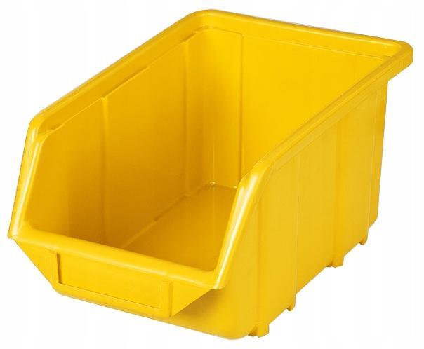 Pojemnik magazynowy żółty 240x155x125mm, kuweta nr. 2