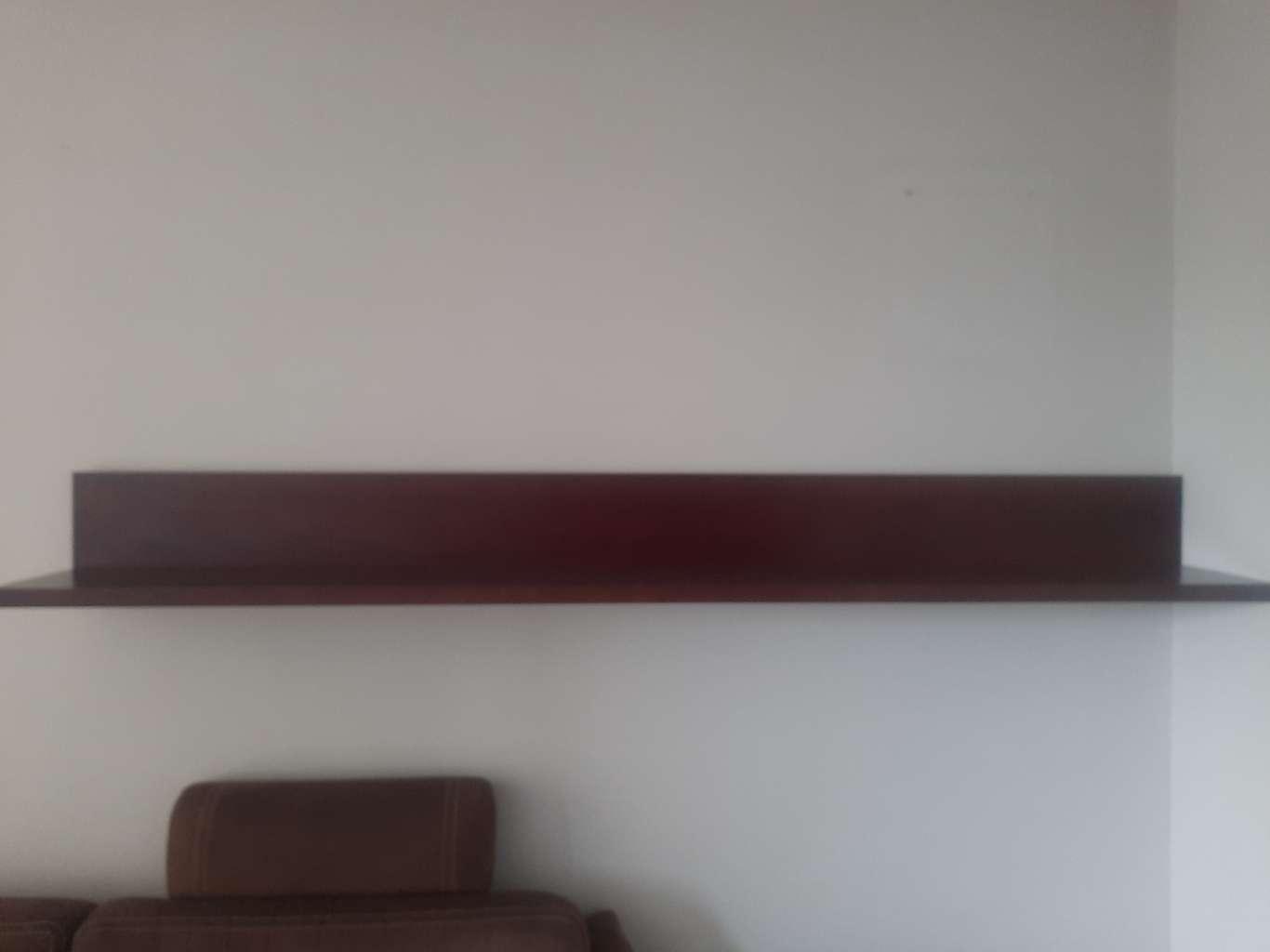Półka drewniana, długość 200 cm, brąz 5 Full Screen