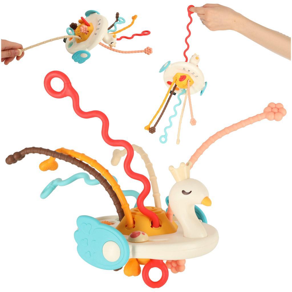 Zabawka sensoryczna gryzak Montessori dla niemowląt łabędź 0 Full Screen